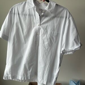 Madewell Women’s White Short Sleeve Shirt